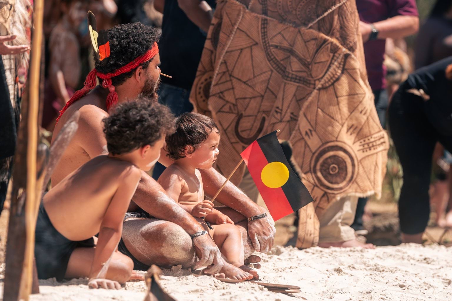 Dancers at opening of Treaty negotiations