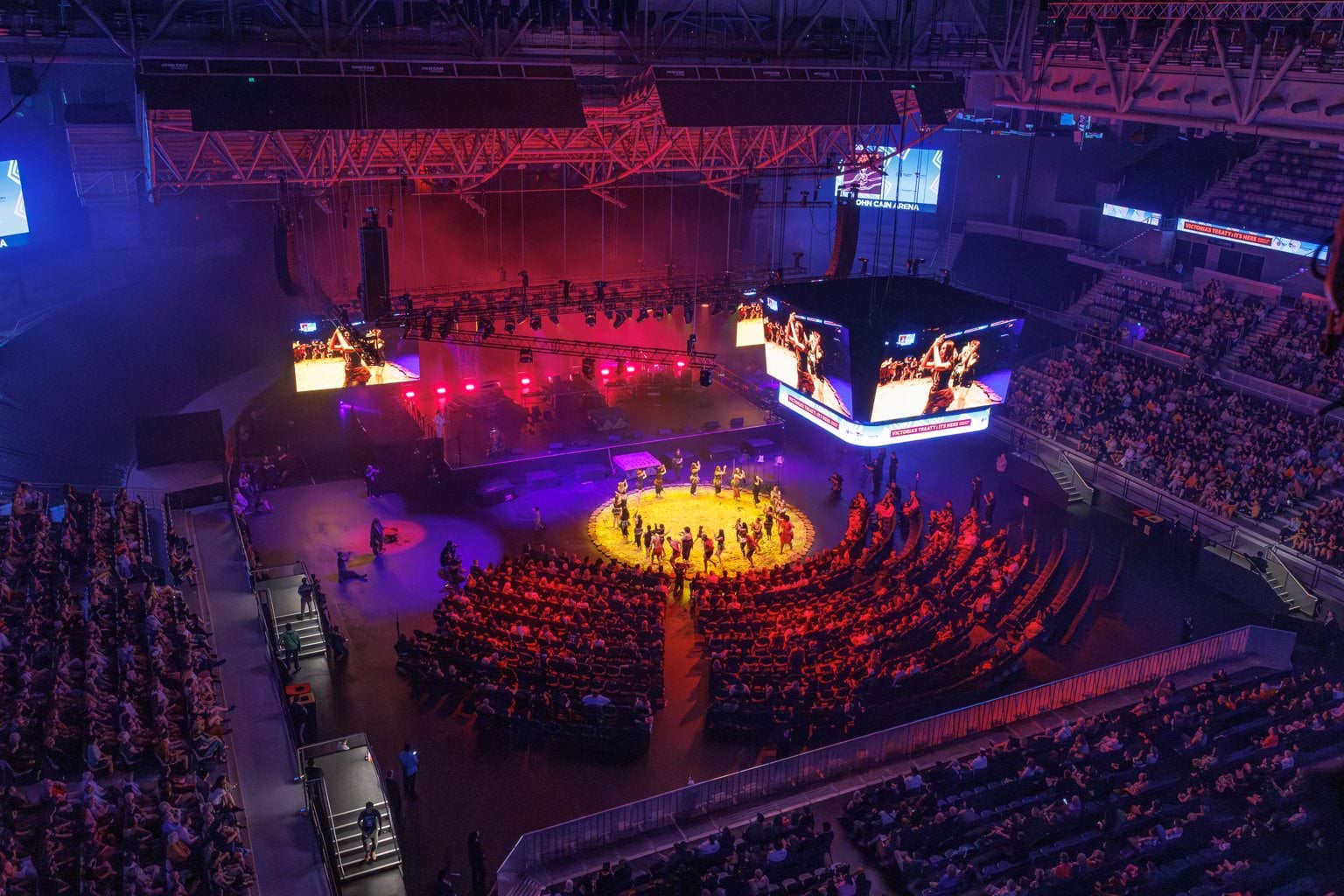 Djirri Djirri Dancers at John Cain Arena.